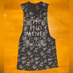 Like New Truly Madly Deeply Graphic Muscle Tank